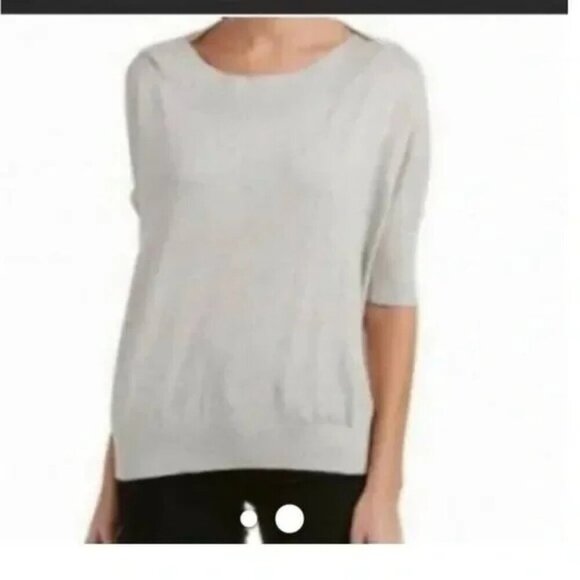 CABI Marble Gray Silk Blend Lounge Sweater L #200 EUC - Picture 1 of 7